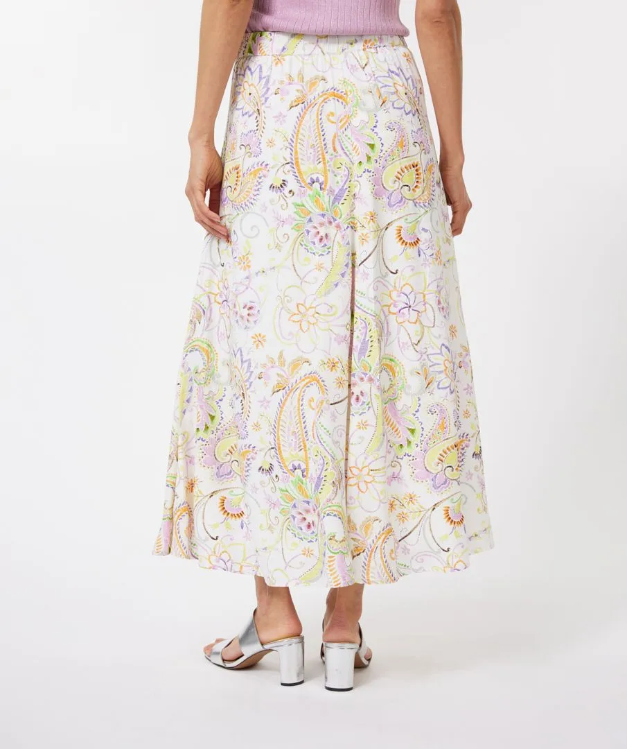 BIBBI BELOVED FLOWER PRINT LONG SKIRT - ESQUALO
