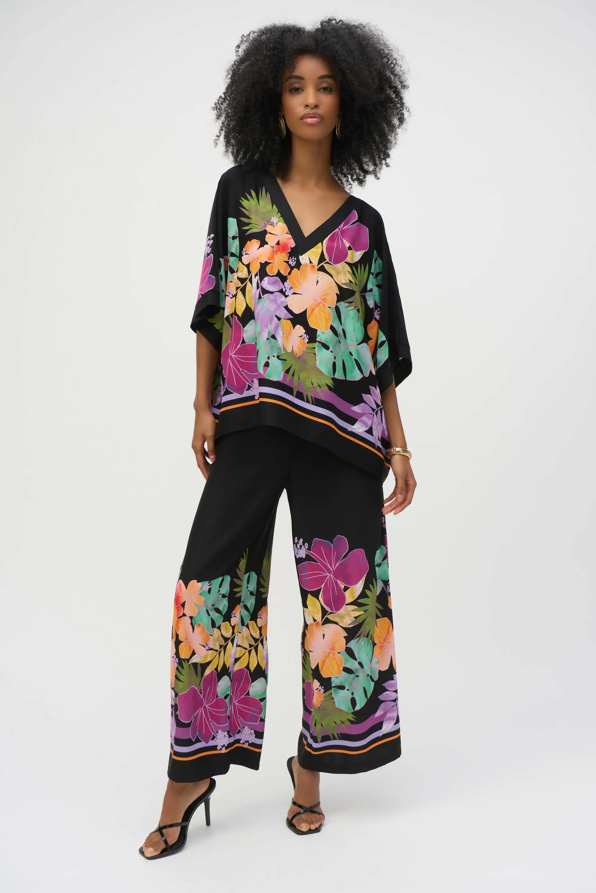 Floral Print Boxy Blouse