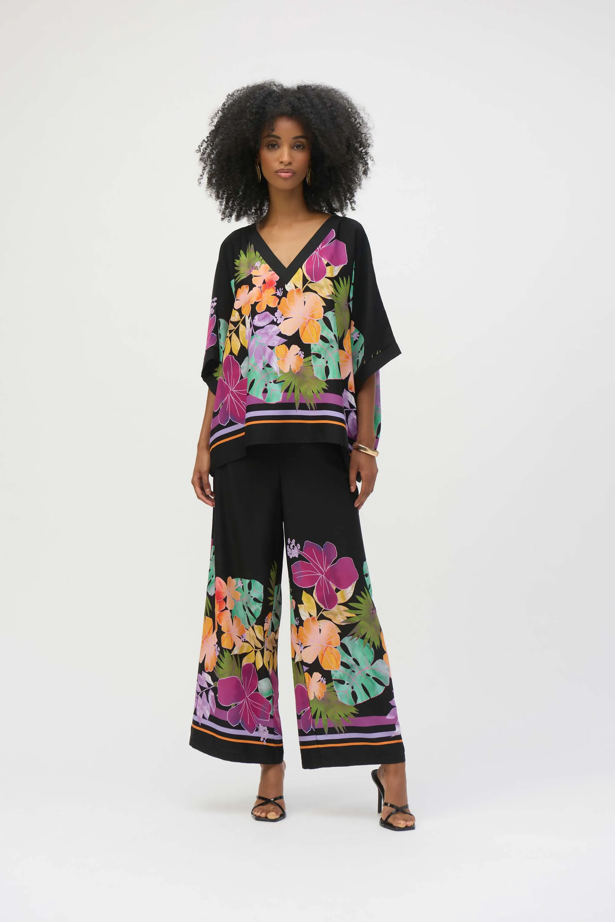 Floral Print Boxy Blouse