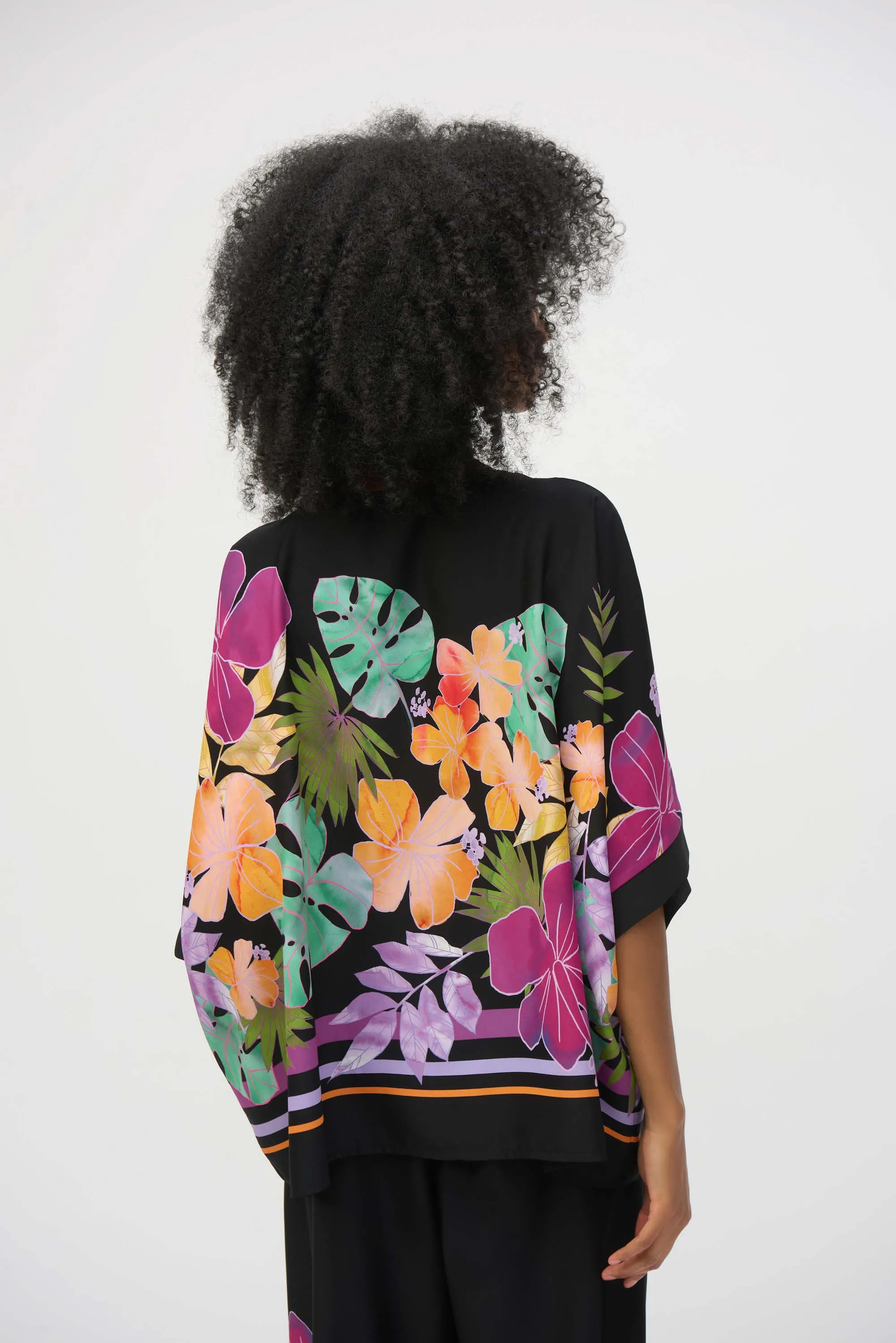 Floral Print Boxy Blouse