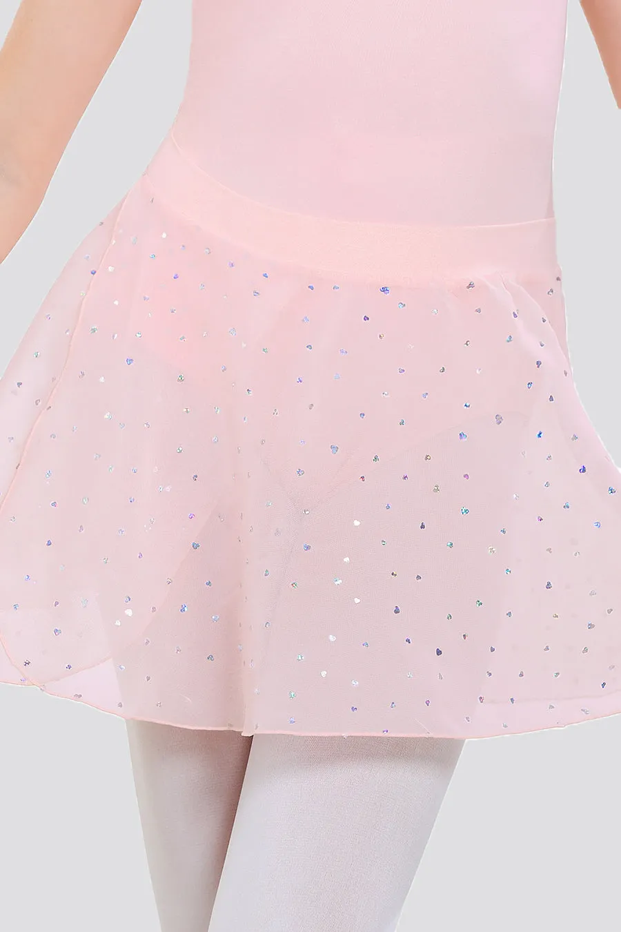 Girls Chiffon Pull-On Wrap Skirt