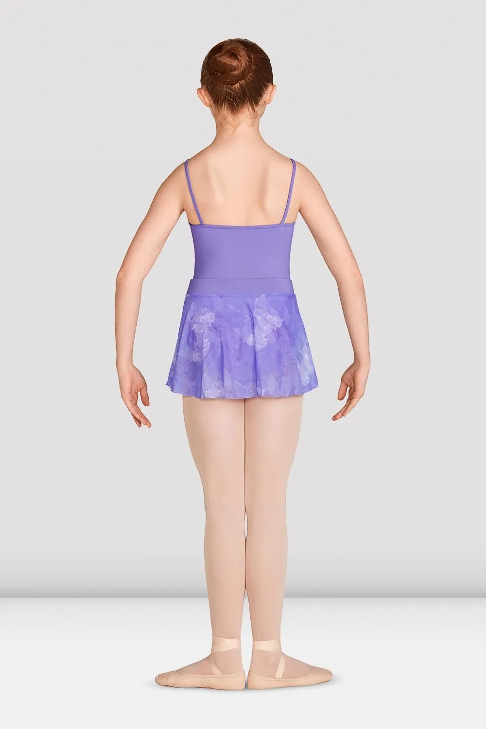 Girls Jasmine Print Mesh Skirt