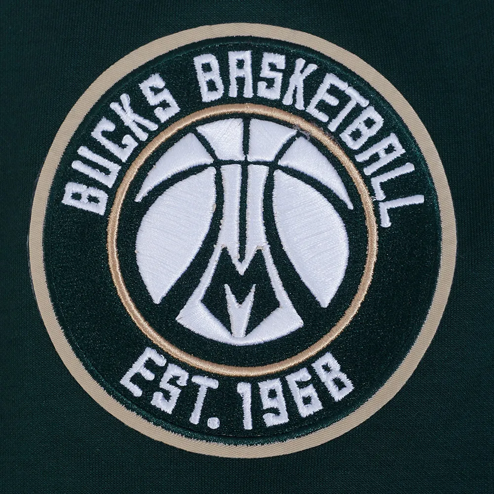 MILWAUKEE BUCKS GIANNIS ANTETOKOUNMPO #34 CLASSIC MEN'S WARM UP JA (FOREST GREEN)