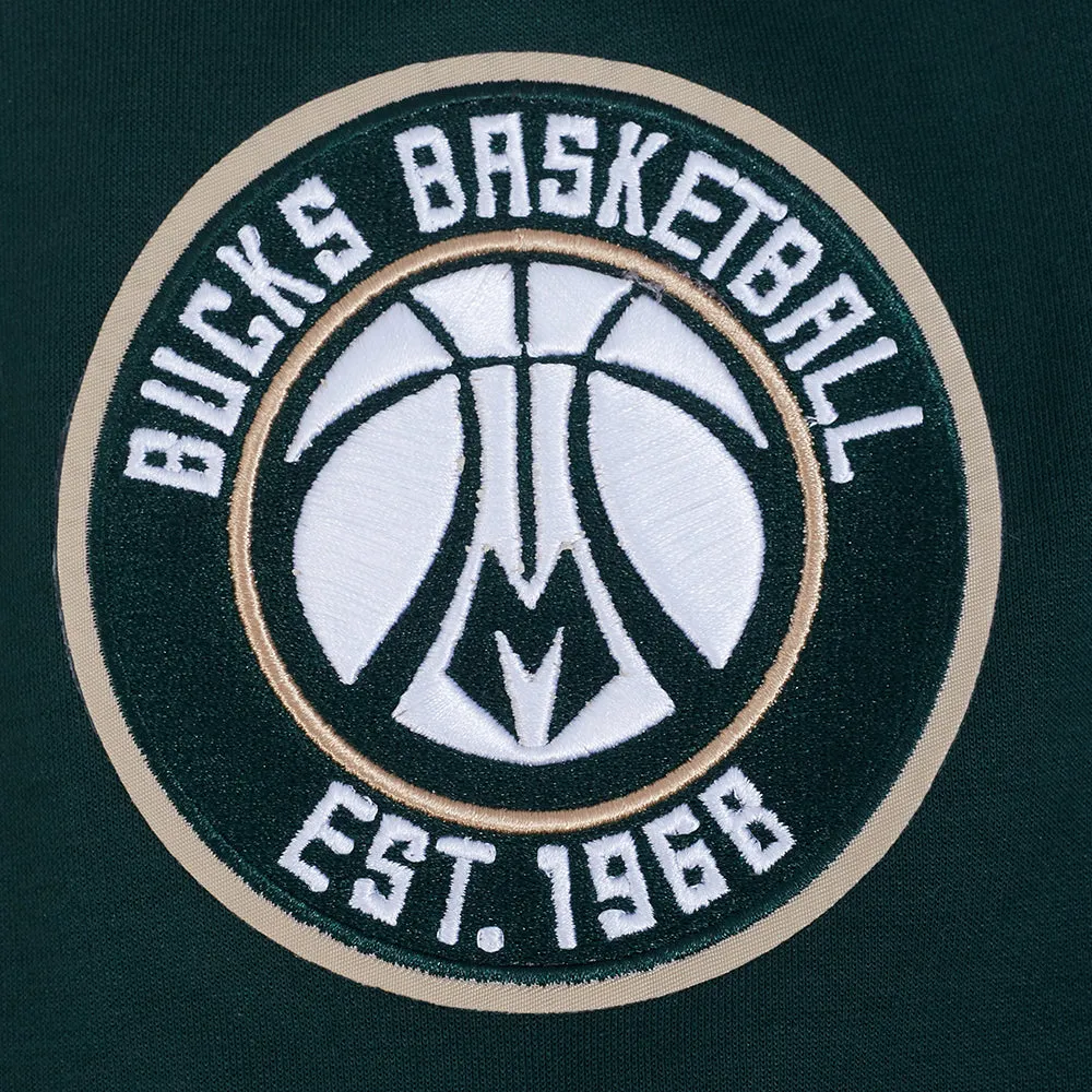 MILWAUKEE BUCKS GIANNIS ANTETOKOUNMPO #34 CLASSIC MEN'S WARM UP JA (FOREST GREEN)