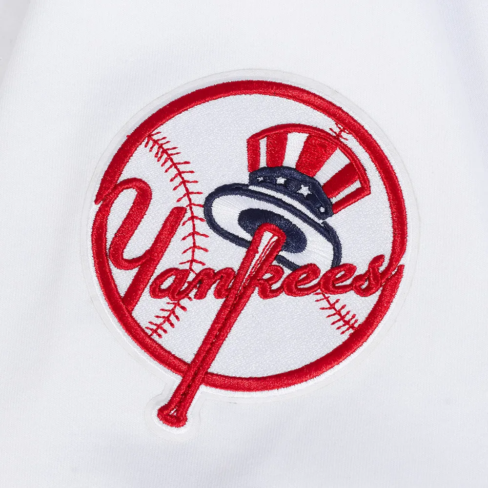 MLB NEW YORK YANKEES SOUVENIR MEN'S WARM UP JACKET (WHITE/MIDNIGHT NAVY)