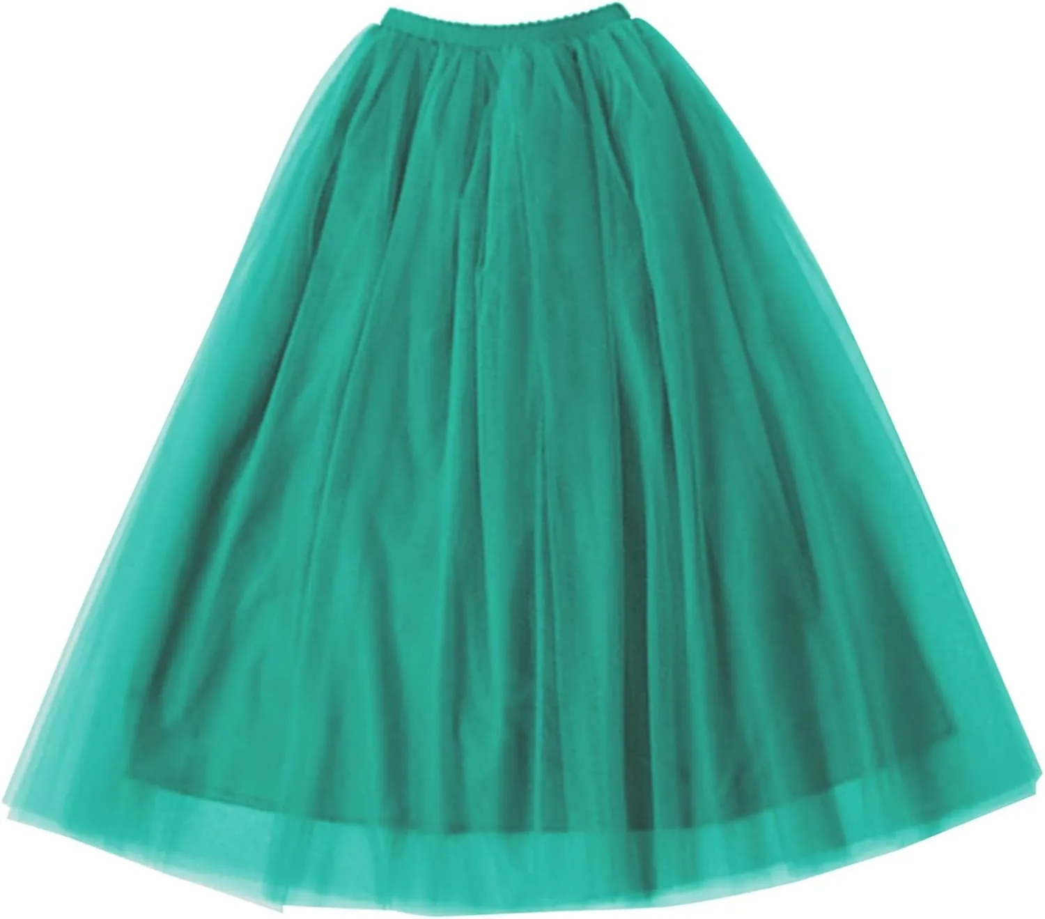 Tulle Tutu Skirt for Women Womens Long Tutu Skirts Pleated Princess Midi Skirts Adult Tutu Dancing Light Skirt